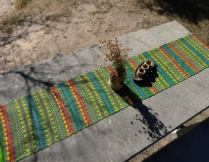 Guatemalan Handwoven Table Runners- Limes