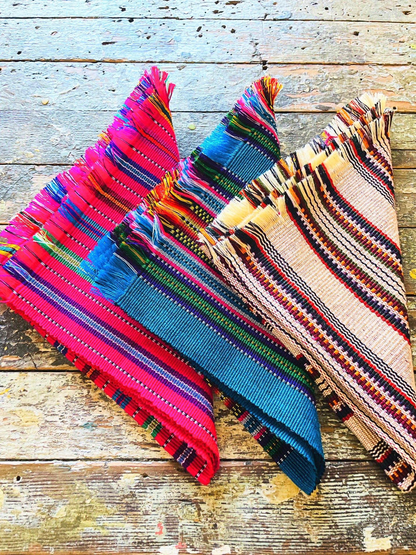Tortilla warmer - Fuchsia / Sand / Bluemulti