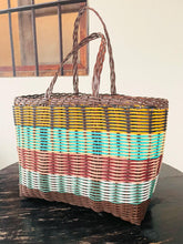 Load image into Gallery viewer, Plastic Tote Bag - Brownmulti