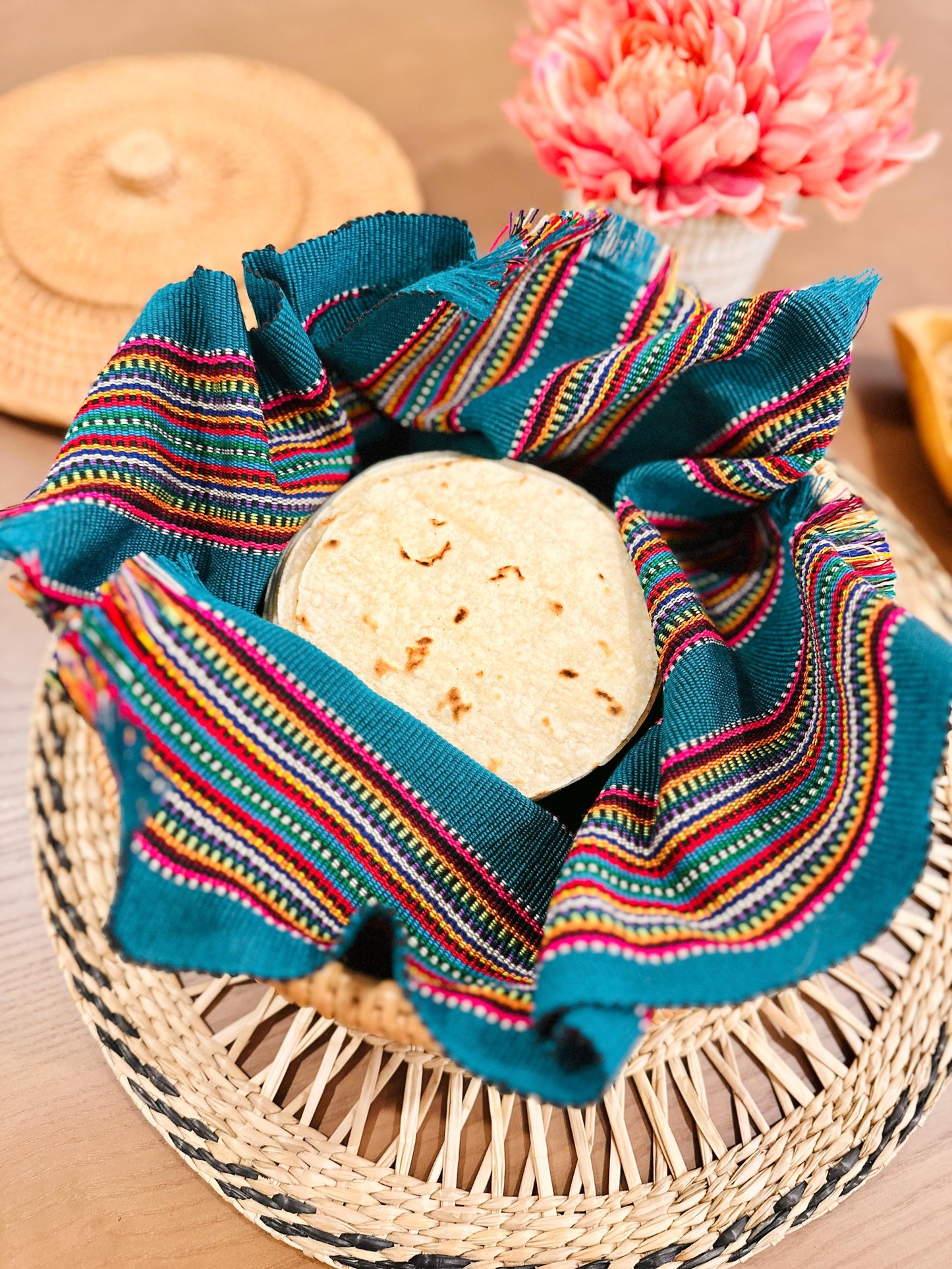 Tortilla Warmer - Crimson / Jungle / Cobalt Blue / Oat