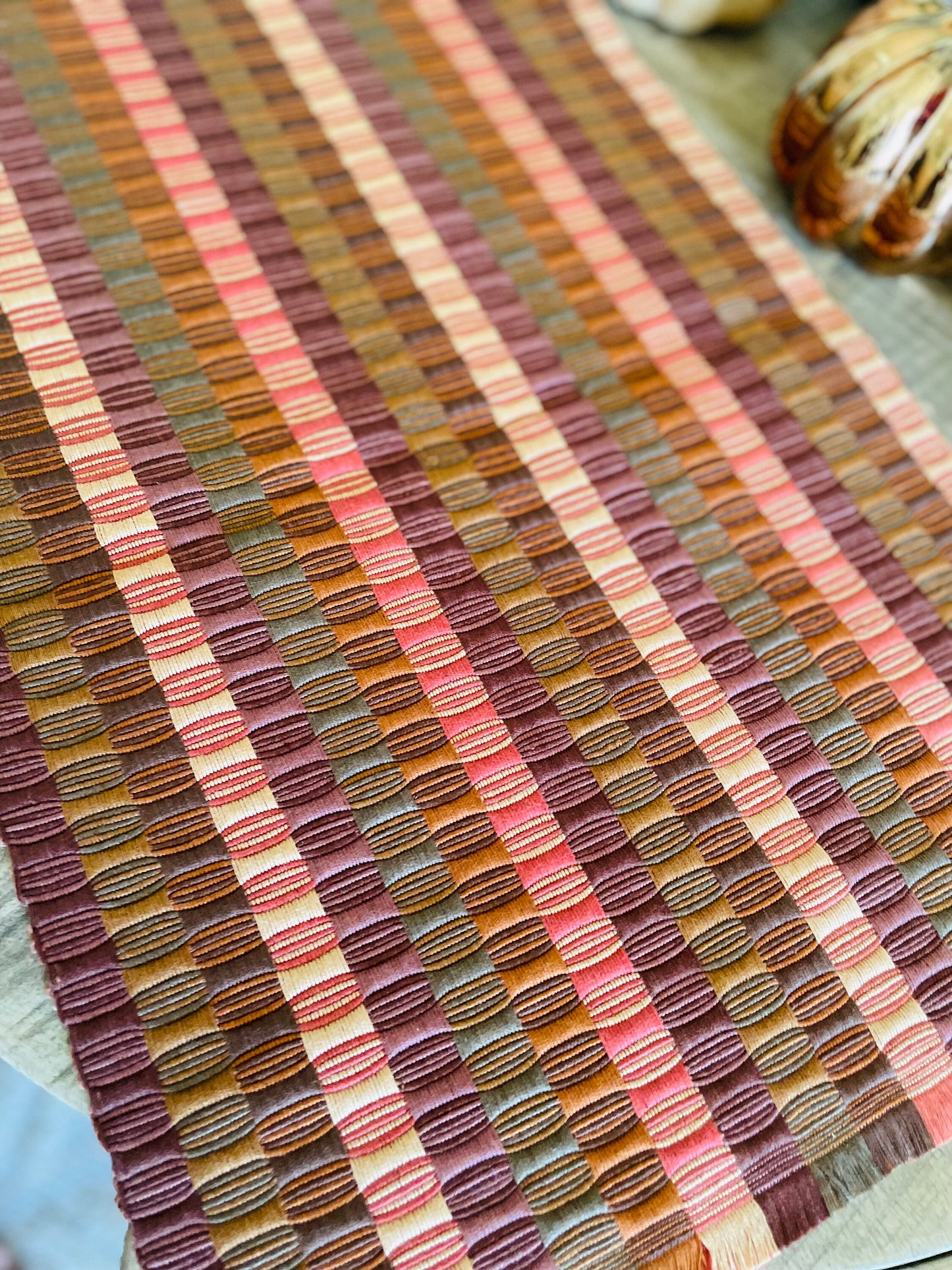 Guatemalan placemats in Toffee