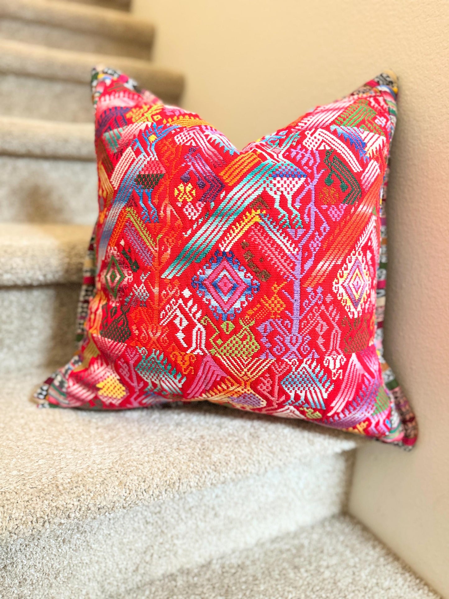 Huipil Pillow Cover from Nebaj Quiche