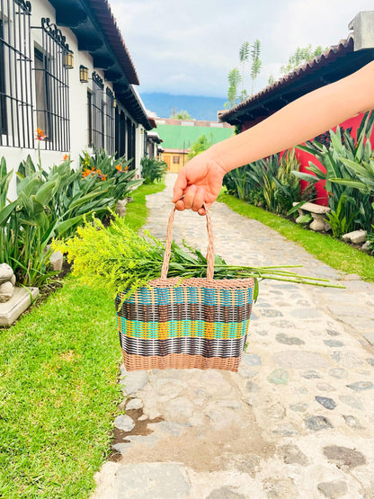 Plastic Tote Bag - Beigemulti