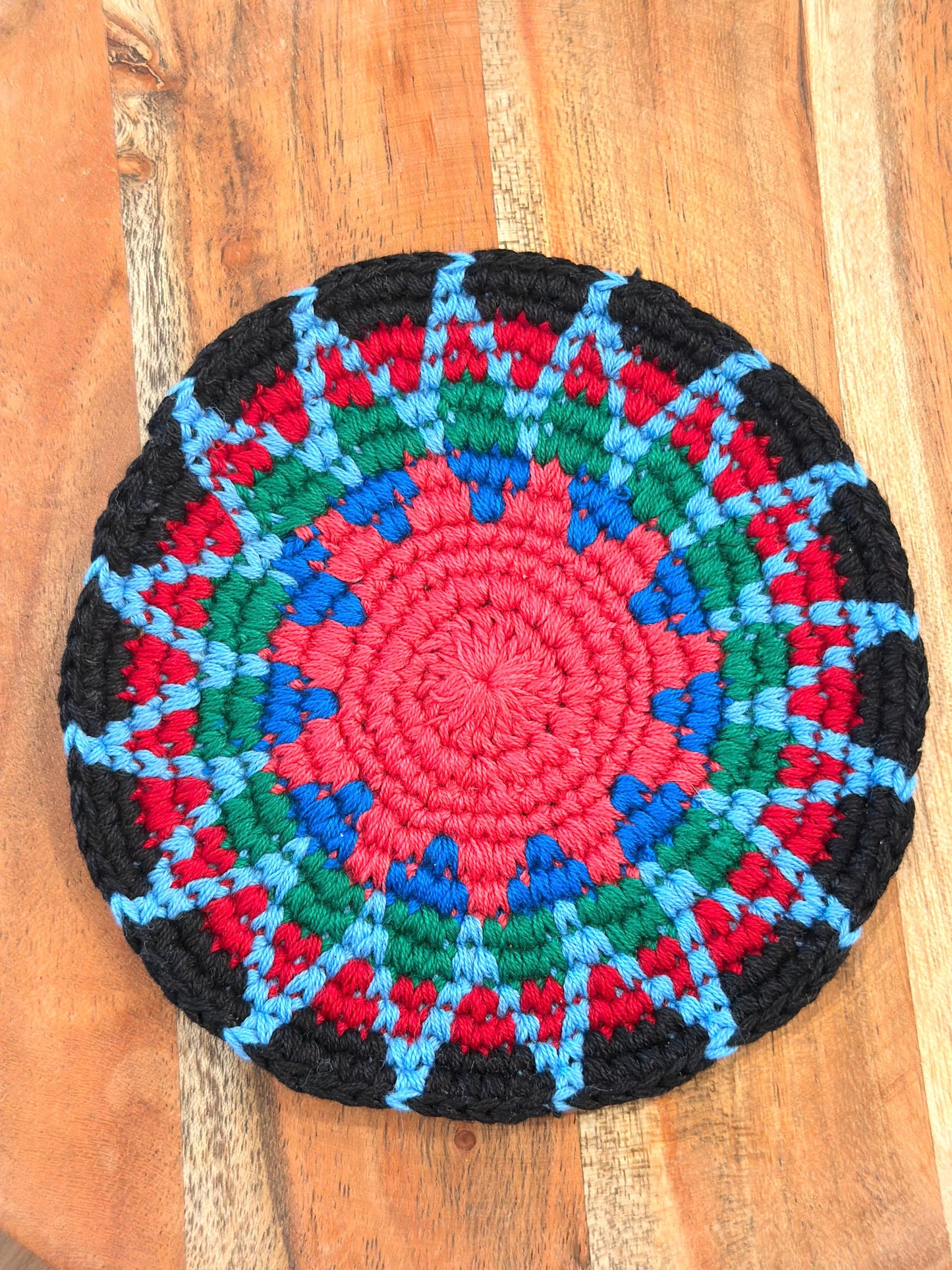 Boho Crochet Cup Coasters