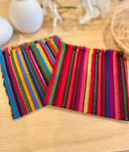 Load image into Gallery viewer, Handmade napkins - Lime/PurplemultiC/Redmulti/Ocean