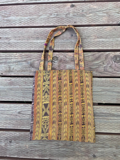 Handmade Eco Tote Bag -Dark Yellow