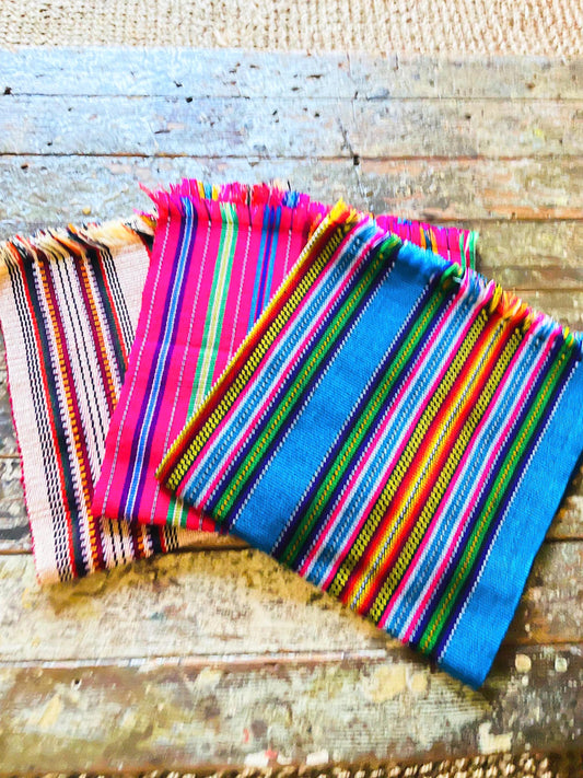 Tortilla warmer - Fuchsia / Sand / Bluemulti