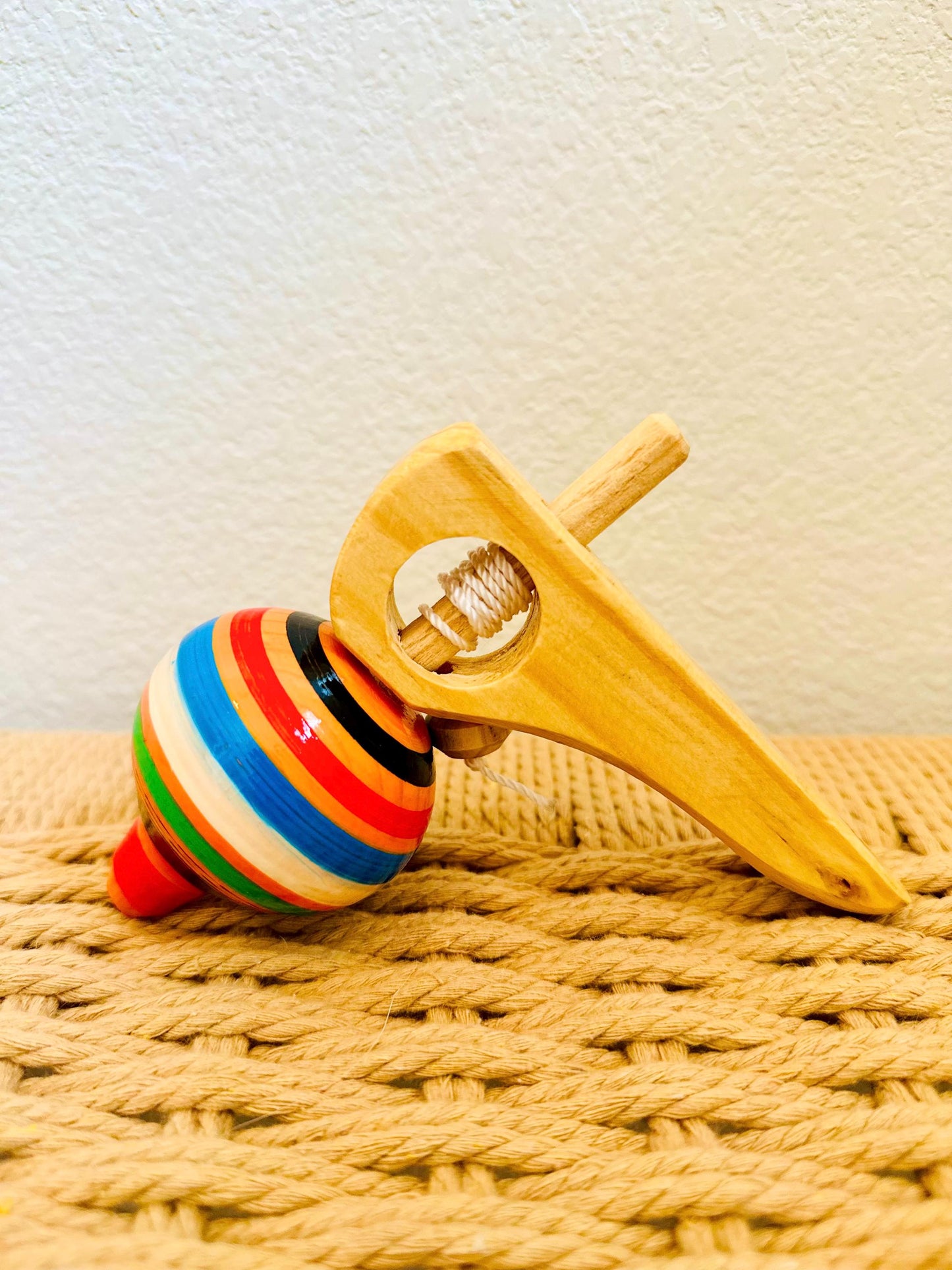 Spinning Wooden Top Toy / Trompo