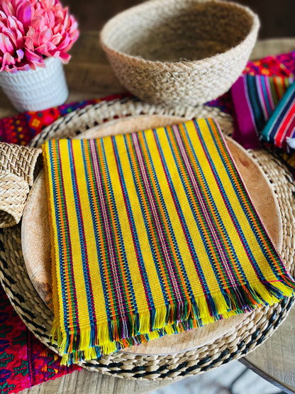 Colorful Handwoven tortilla wraps