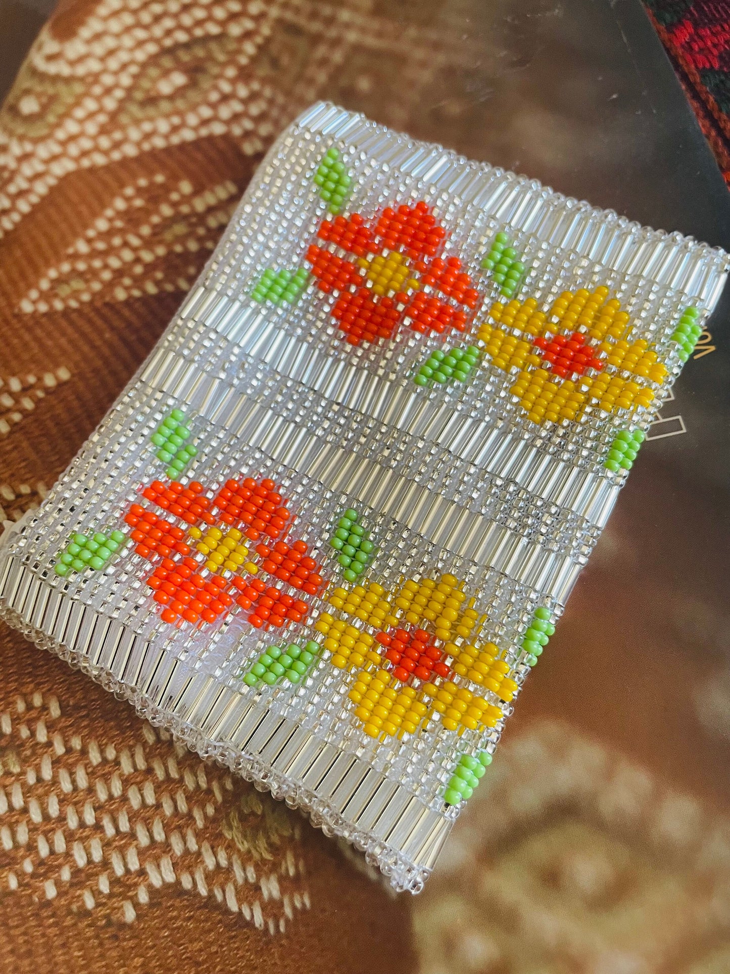 Guatemalan Colorful Beads Coin Purse