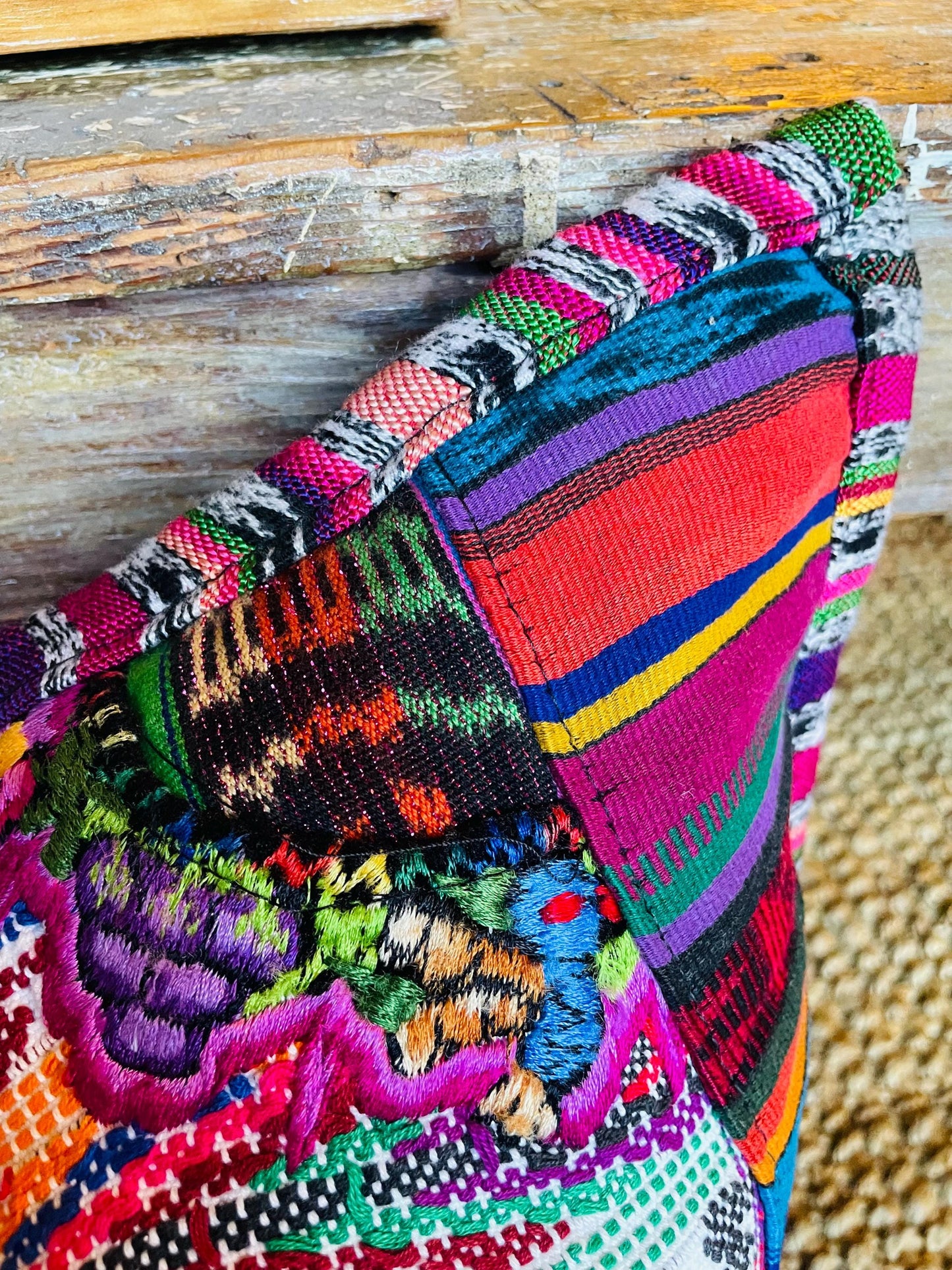 Huipil Pillow Cover from Tecpan