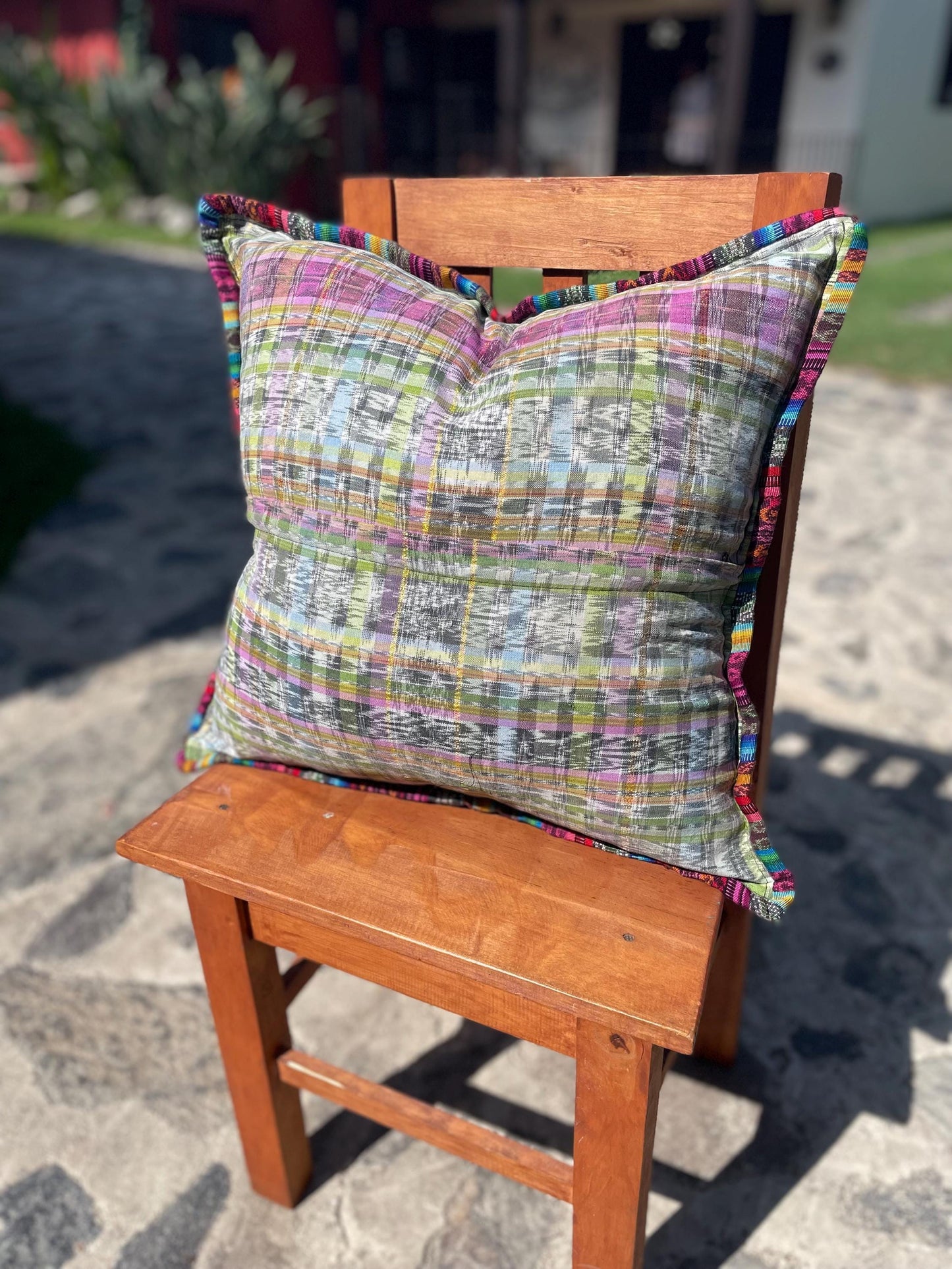 Huipil Pillow Cover from San Martin Jilotepeque