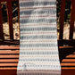 Guatemalan Handwoven Table Runner - Creme Skyblues