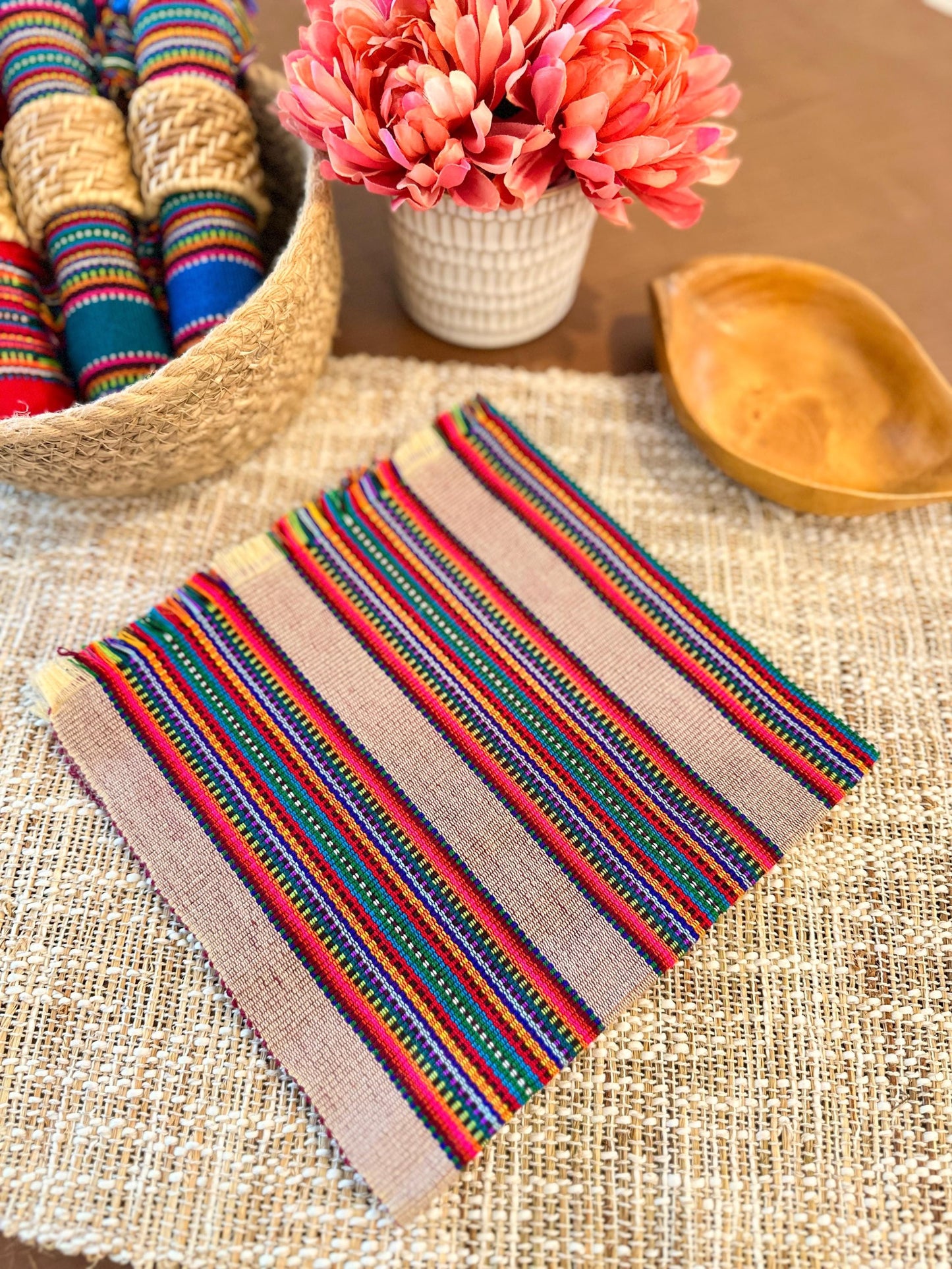 Tortilla Warmer - Crimson / Jungle / Cobalt Blue / Oat