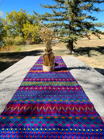 Guatemalan Handwoven Table Runners- Purples