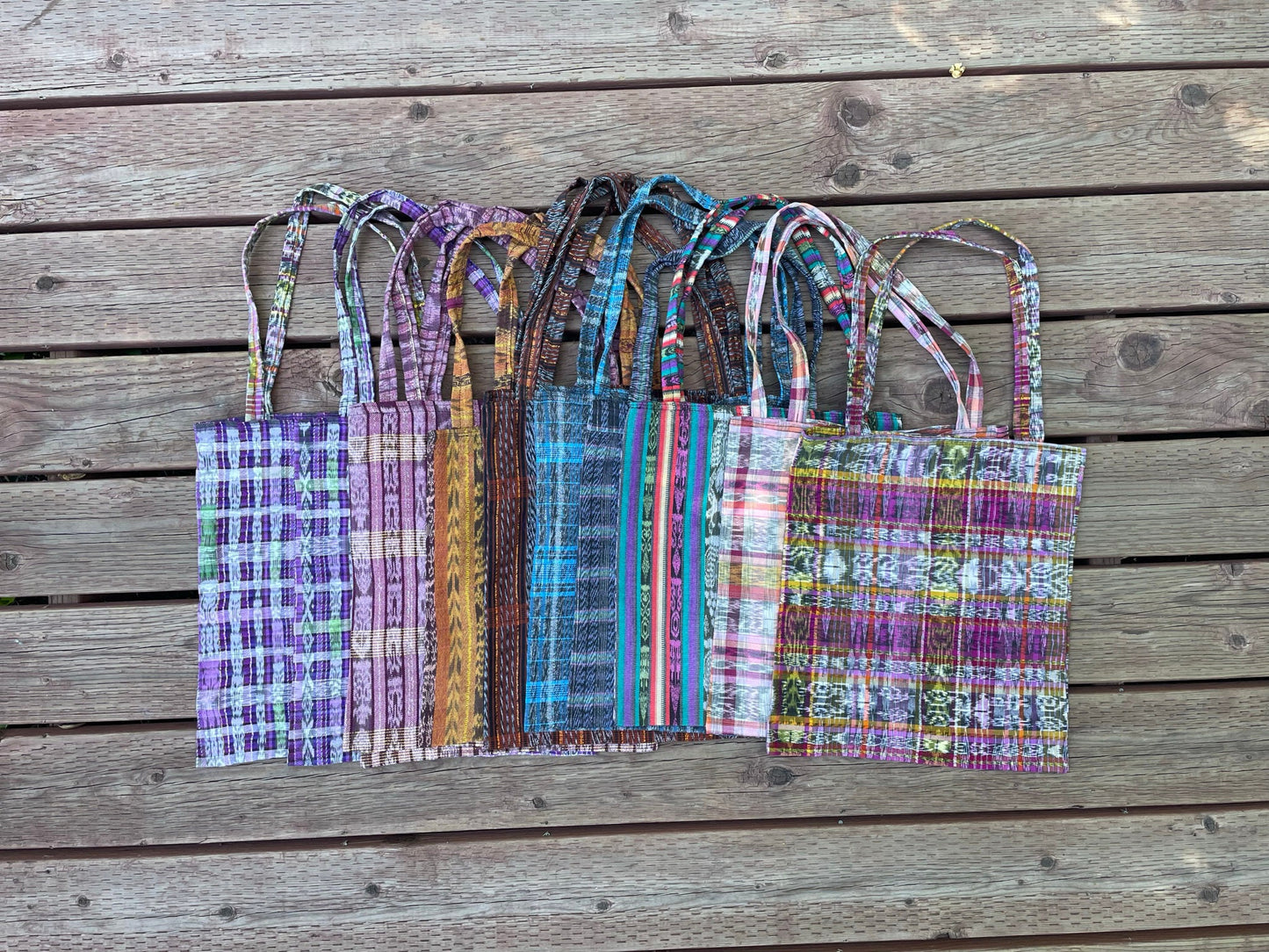 Handwoven Eco Tote Bag, Light Weight Beach Bags, Gift for her, Made of Tela de Corte