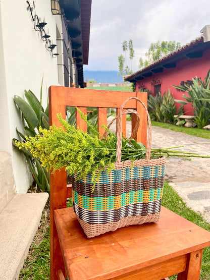 Plastic Tote Bag - Beigemulti