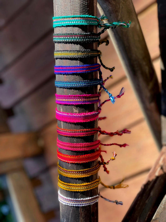 Handmade Guatemalan Textile Bracelet – Handwoven Artisan Friendship Jewelry, Ethical Gift