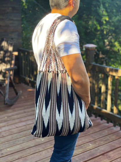 Guatemalan Handwoven Tote Bag from San Juan La Laguna