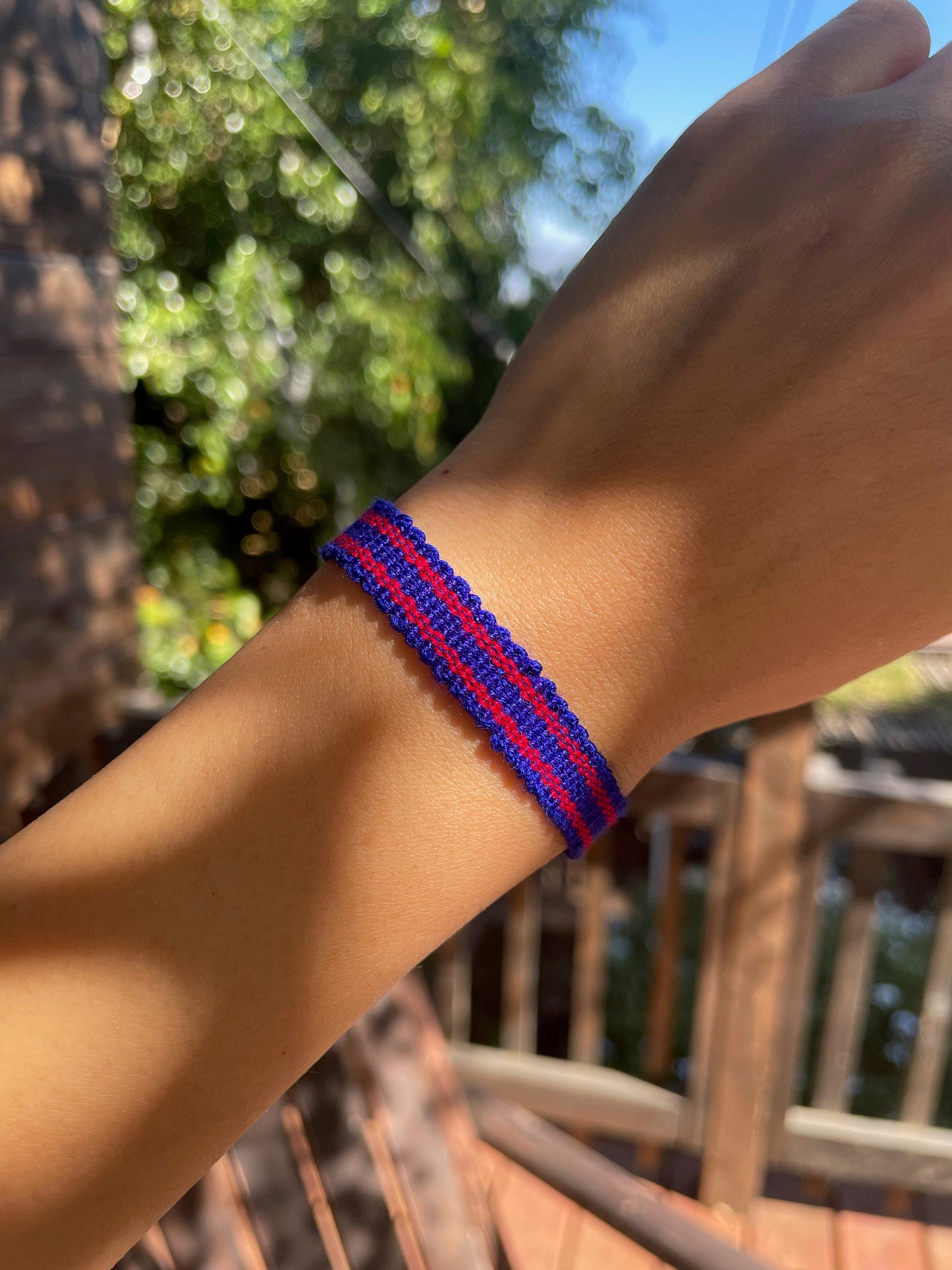 Guatemalan colorful handwoven bracelets