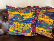 Load image into Gallery viewer, Decorative Throw pillow covers from San Juan Sacatepequez - Yellows
