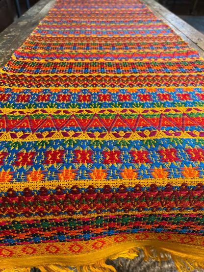 Guatemalan Handwoven Table Runners- Yellows