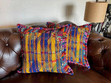 Load image into Gallery viewer, Decorative Throw pillow covers from San Juan Sacatepequez - Yellows