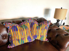 Load image into Gallery viewer, Decorative Throw pillow covers from San Juan Sacatepequez - Yellows