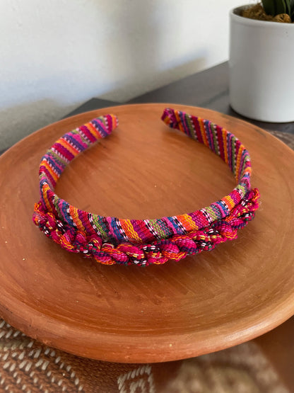 Guatemalan colorful hard headbands