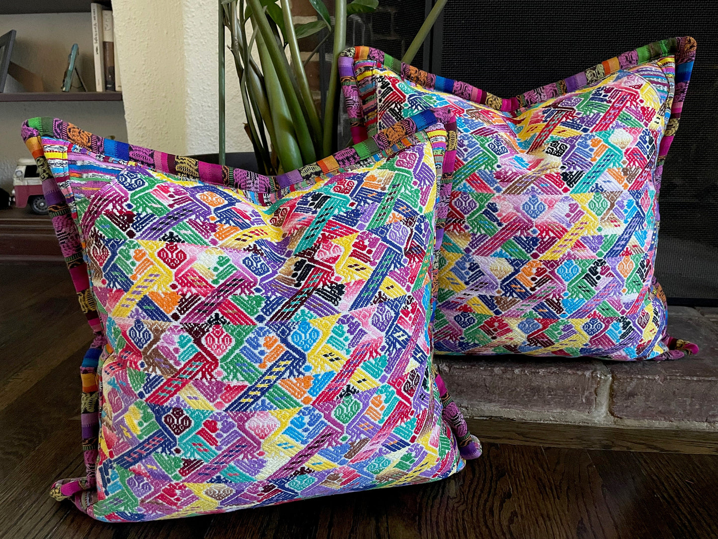 Artisan Huipil Pillow Covers from Huehuetenango