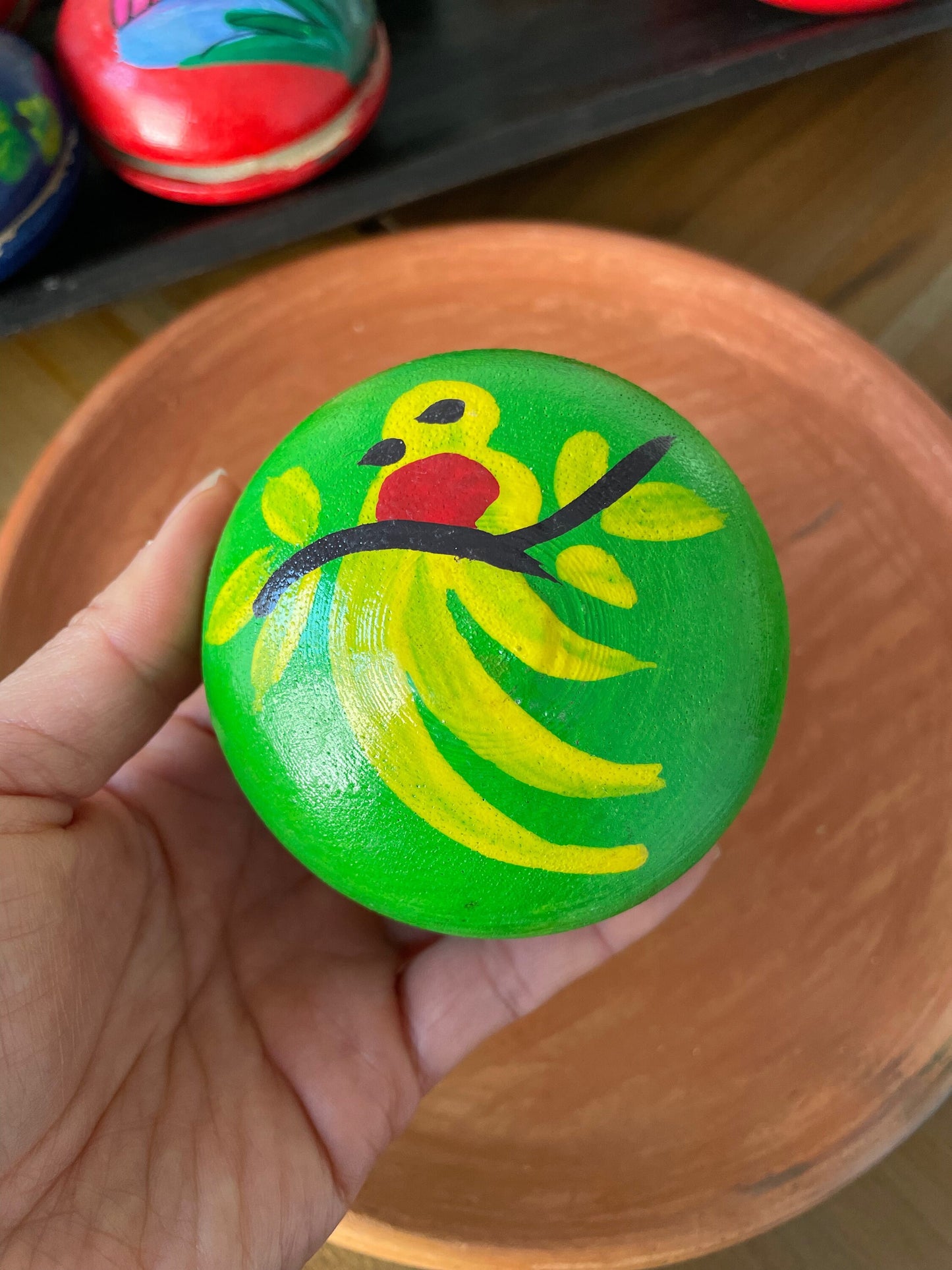 Guatemalan Traditional Wooden Yo-Yo Toys