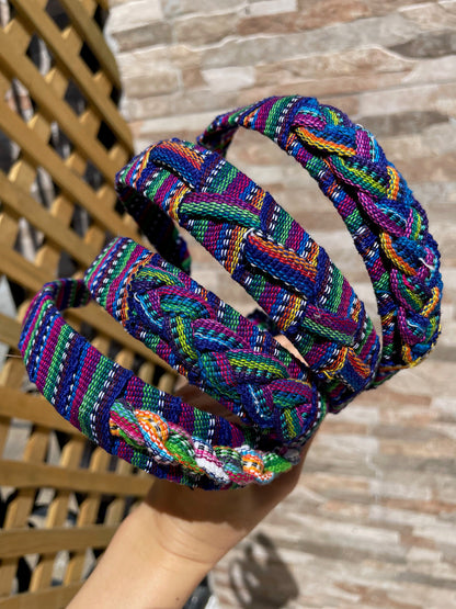 Guatemalan colorful hard headbands