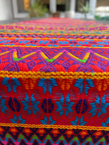 Guatemalan Handwoven Table Runners- Fuchsias