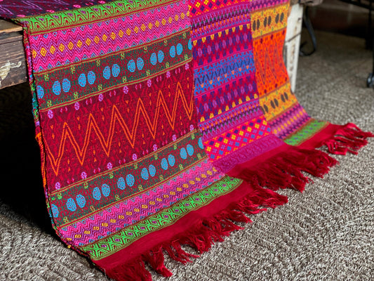 Guatemalan Handwoven Table Runners- Reds