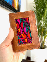 Load image into Gallery viewer, Guatemalan Authentic Leather/Huipil Card Holders