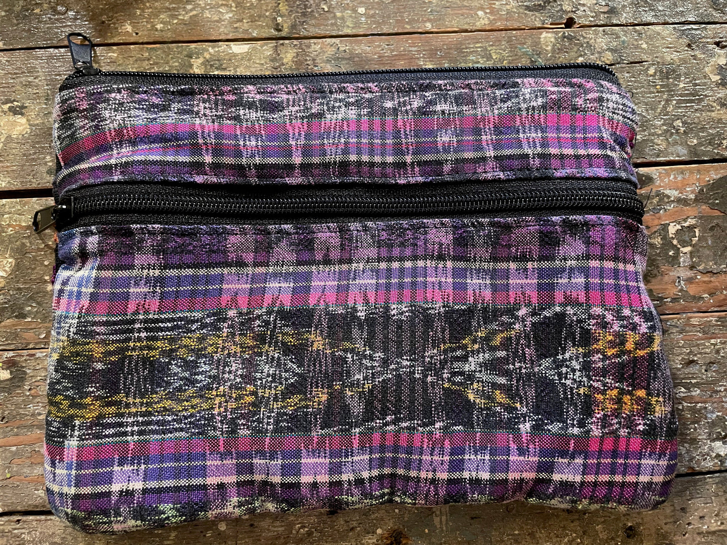 Guatemalan Huipil cosmetic pouch