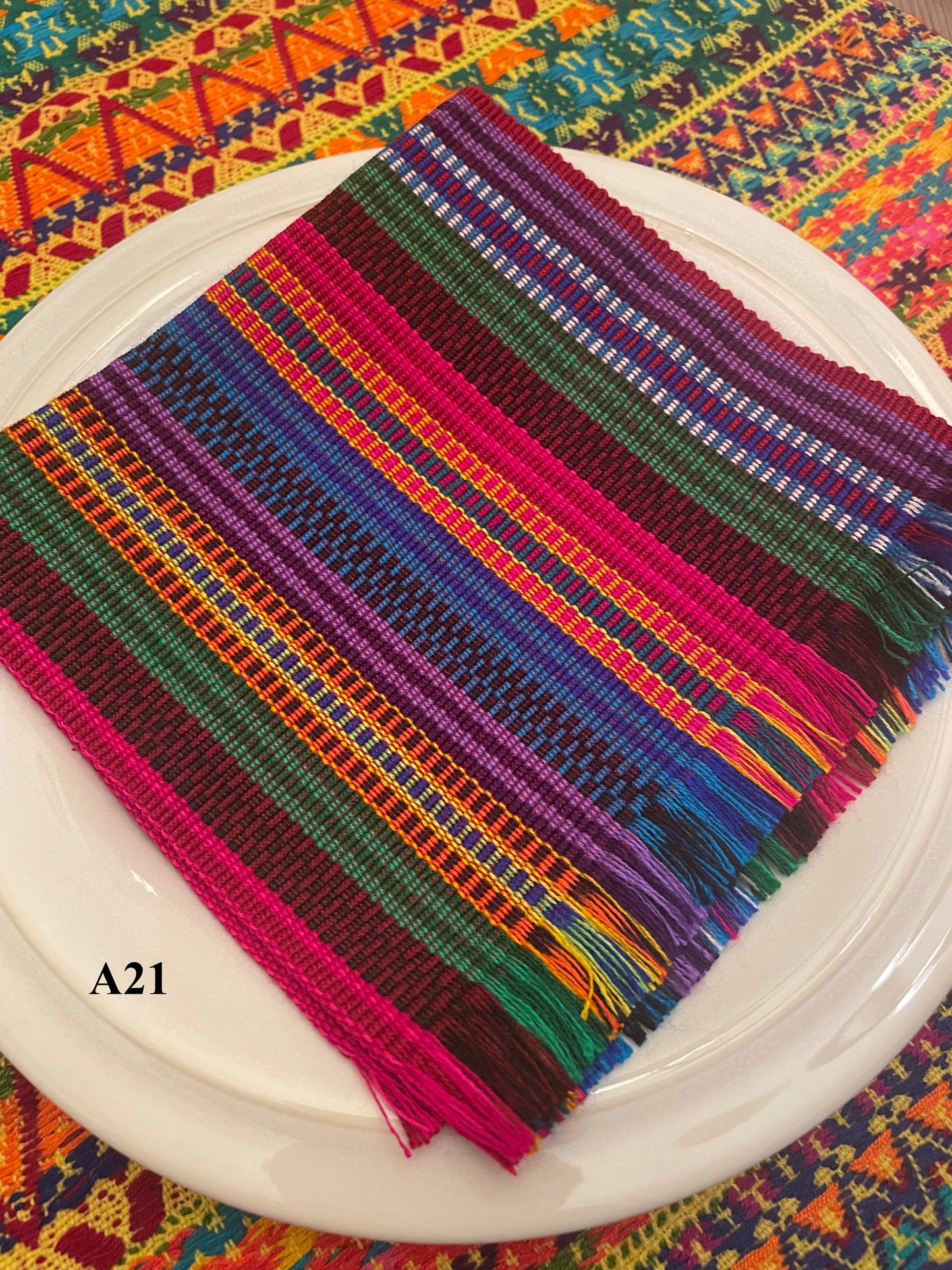 Guatemalan handwoven napkin