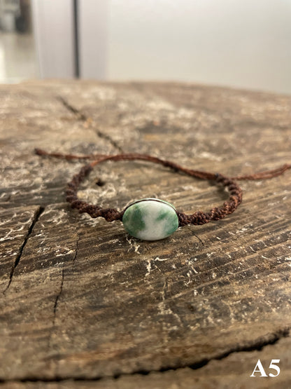 Guatemalan Woven Jade Bracelet