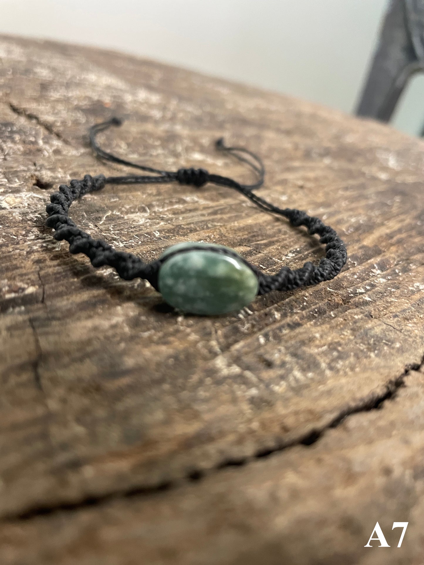 Guatemalan Woven Jade Bracelet
