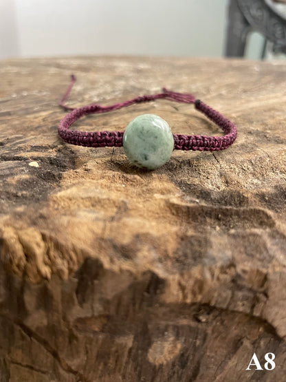 Guatemalan Woven Jade Bracelet