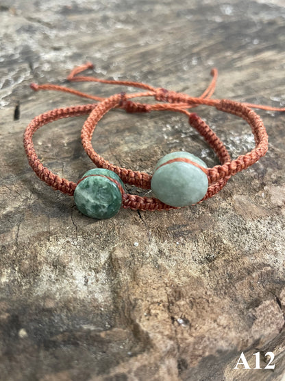 Guatemalan Woven Jade Bracelet