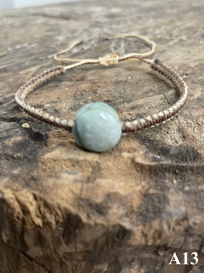 Guatemalan Woven Jade Bracelet