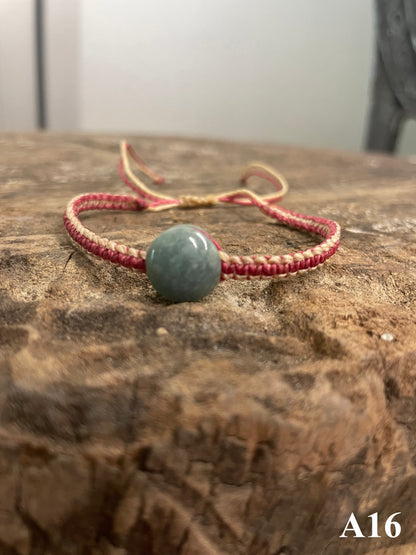 Guatemalan Woven Jade Bracelet