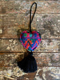 Guatemalan Heart Tassel Pom Pom