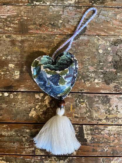 Guatemalan Heart Tassel Pom Pom