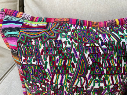 Guatemalan Artisan Huipil Pillow Covers from Nebaj Quiche