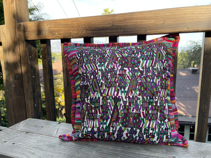 Guatemalan Artisan Huipil Pillow Covers from Nebaj Quiche