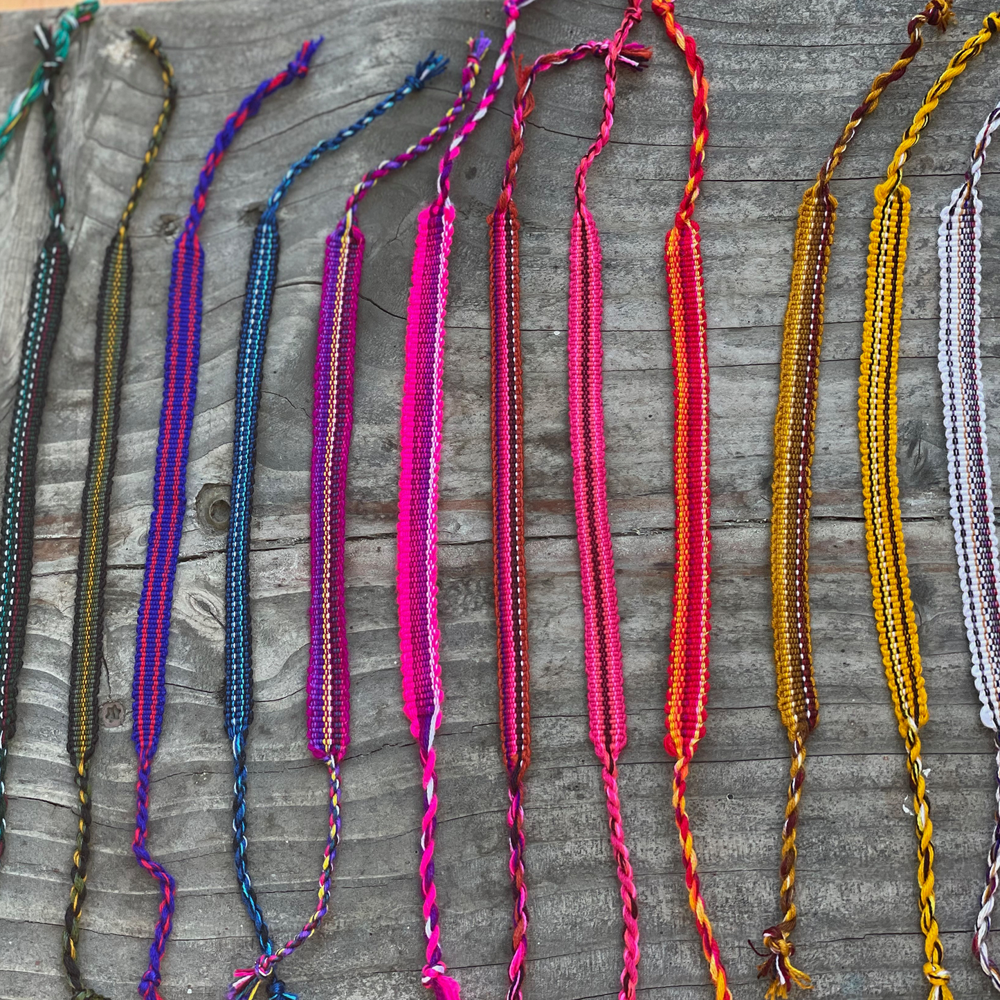 Guatemalan colorful handwoven Friendship bracelet