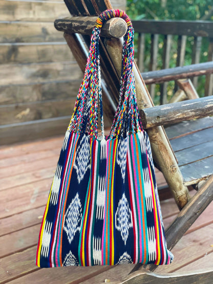 Guatemalan Handwoven Tote Bag from San Juan La Laguna