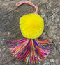 Guatemalan Pom-poms with colorful tassels/Charms